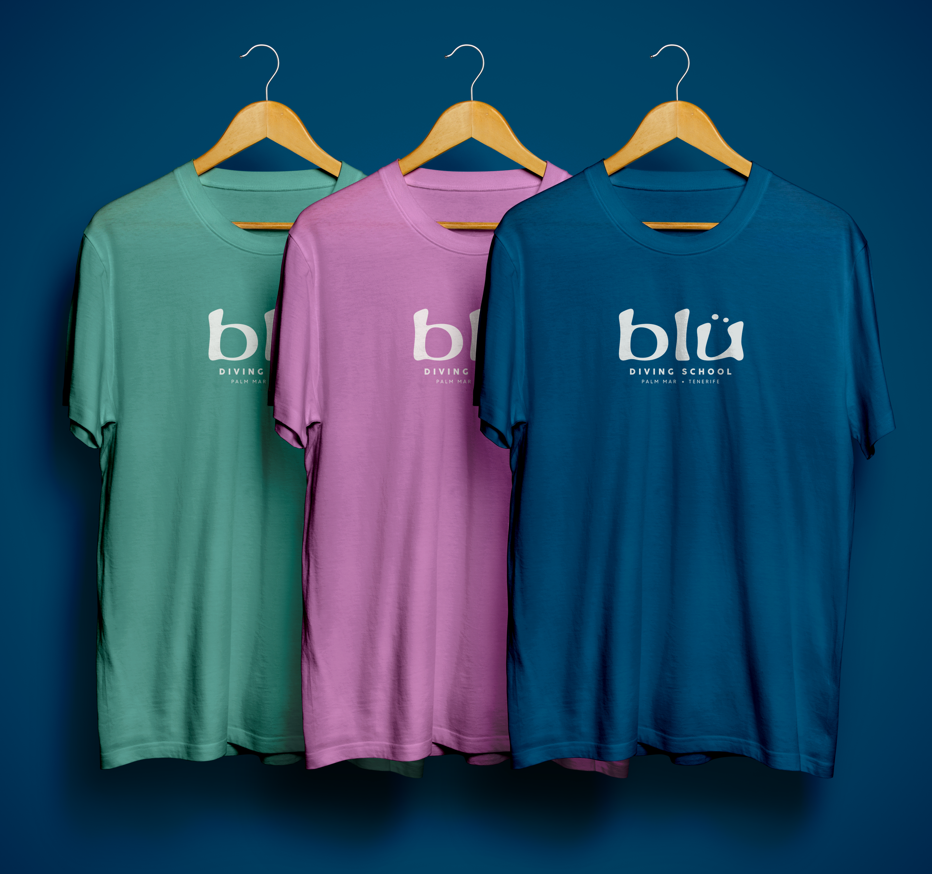T-shirts Blu Diving School